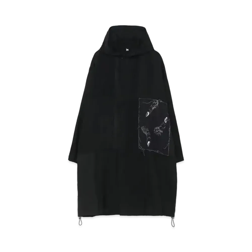 Ground Y x Jujutsu Kaisen Sukuna's Fingers Patchwork Dress "Black"