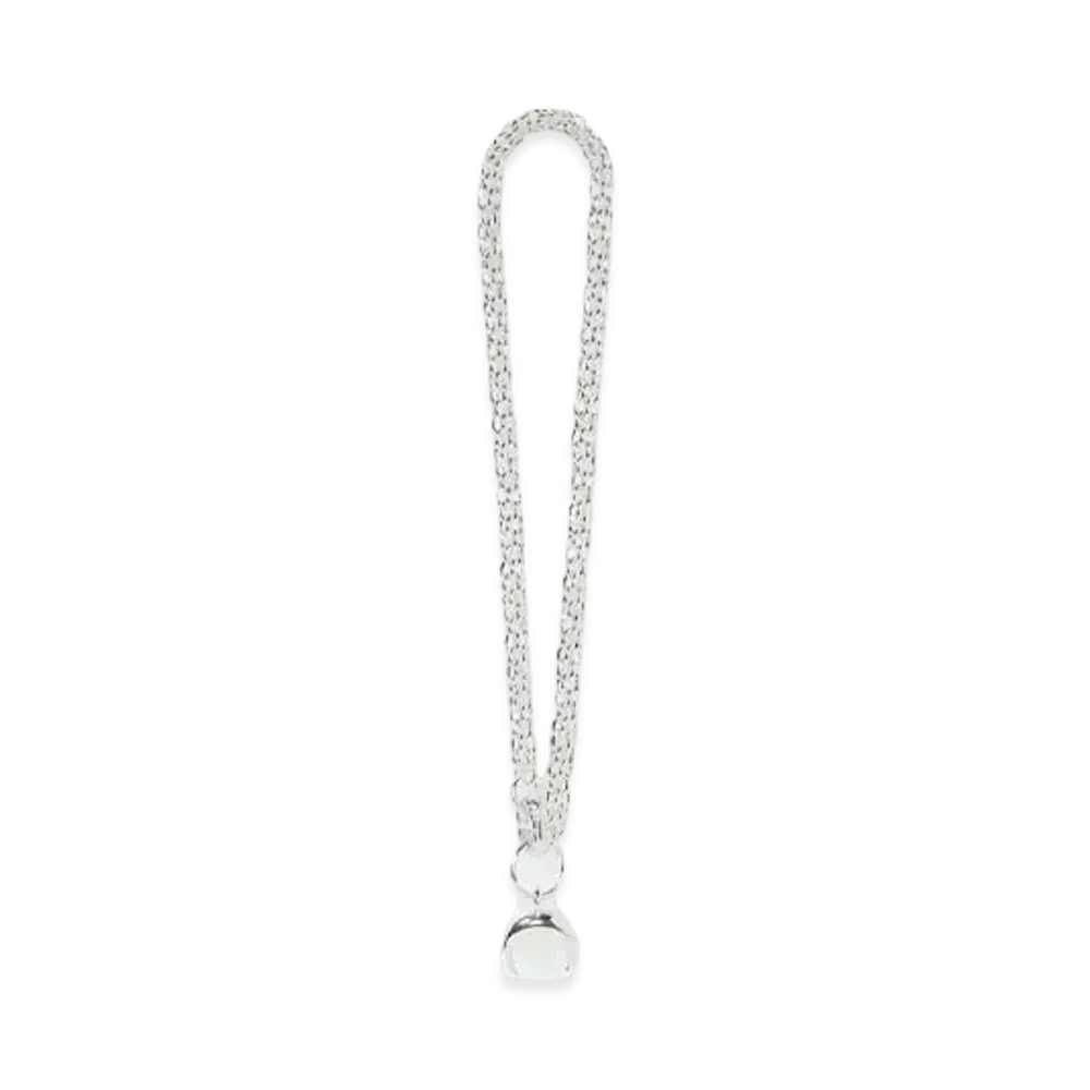 Marine serre SILVER PLATED MOON BRAIDED CHAIN "SHINY SILVER"