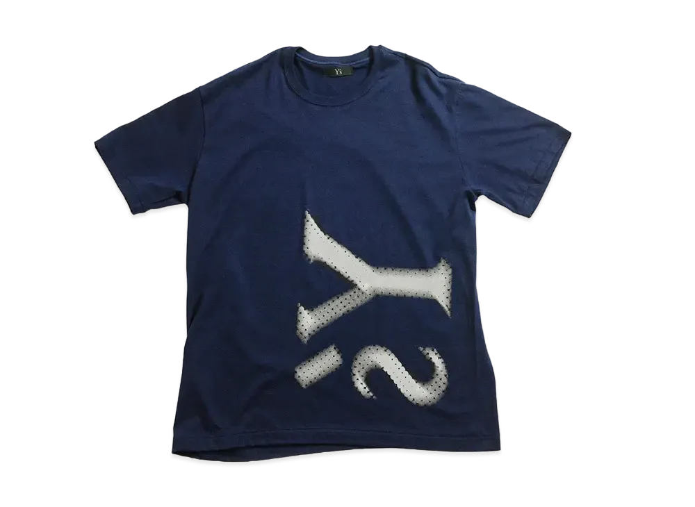 Yohji Yamamoto Y's -ONLINE EXCLUSIVE- Y's LOGO T-SHIRT "Navy"