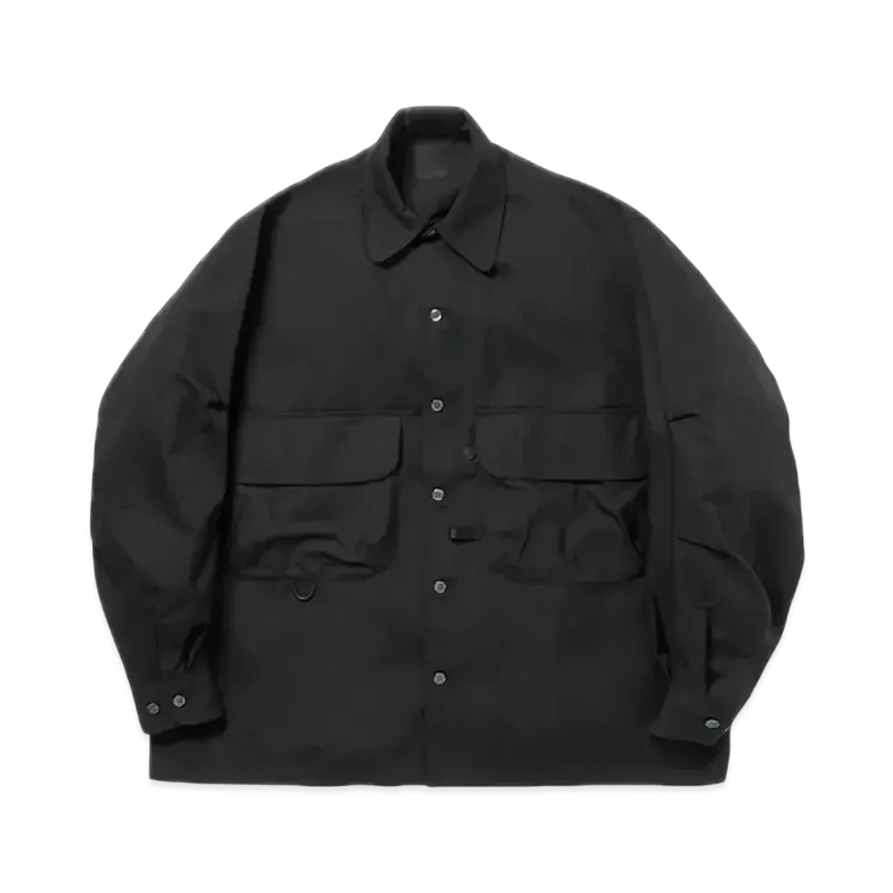 DAIWA PIER39 W's Tech Sports Open Collar Shirt L/S "Black"
