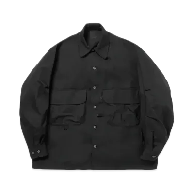 DAIWA PIER39 W's Tech Sports Open Collar Shirt L/S "Black"