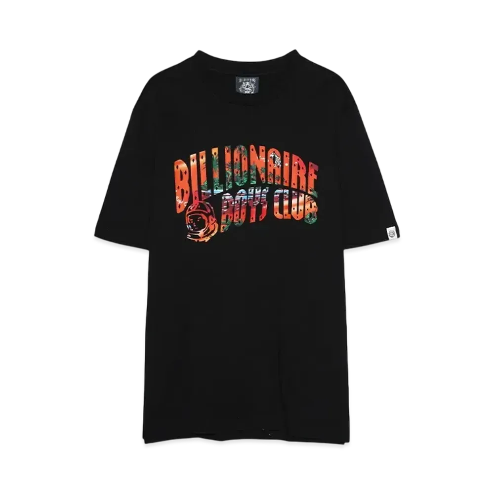 BILLIONAIRE BOYS CLUB TROPICAL ISLAND FILL ARCH LOGO T-SHIRT "BLACK"