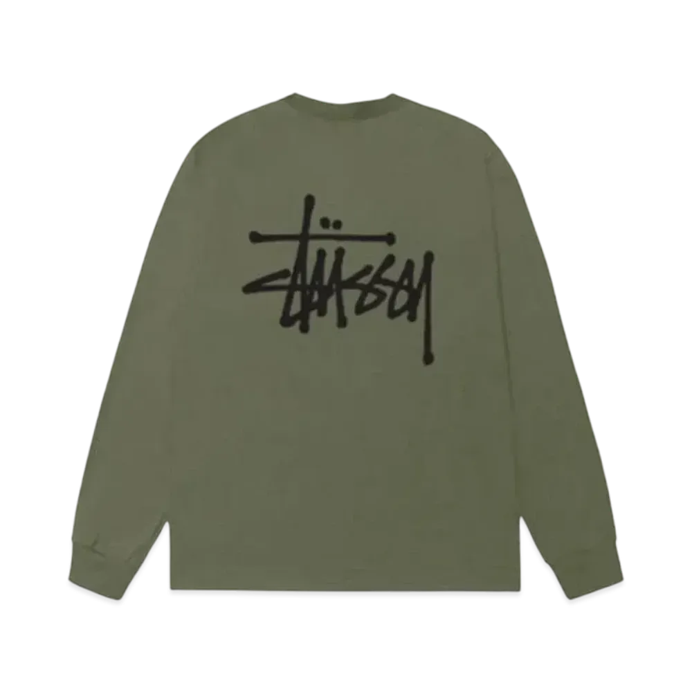 Stussy Basic Stussy LS Tee "Olive"
