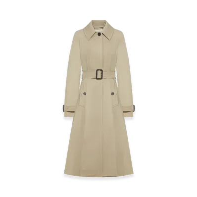 Burberry Women's Ellingham Cotton Gabardine Trench Coat "Beige"