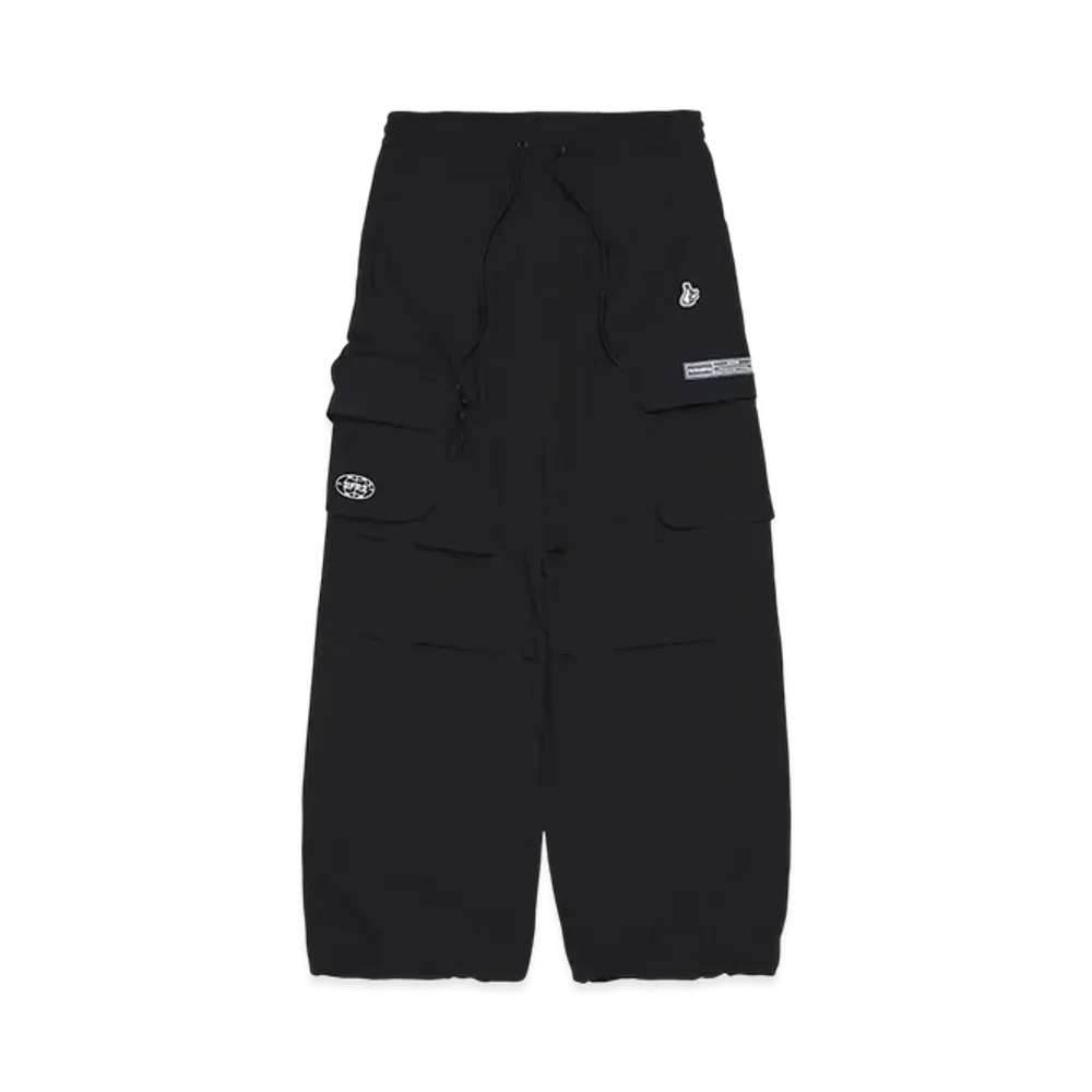 FR2 Washer Ripstop Wide Cargo Pants "Black"