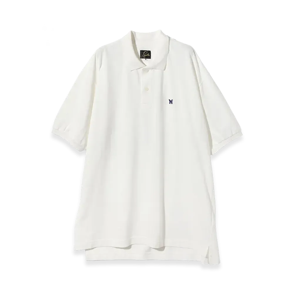 NEEDLES x ts(s) Big Polo Shirt "White"