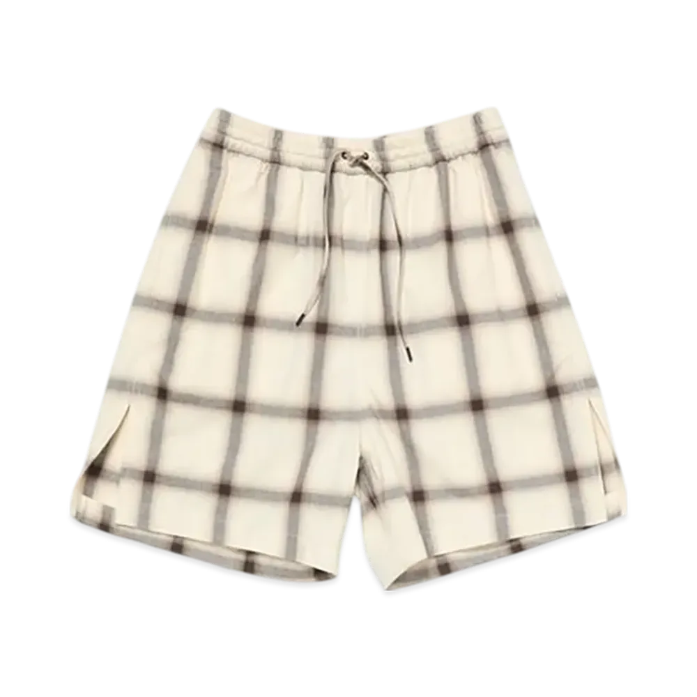 Acne Studios Check shorts "Beige/multi"