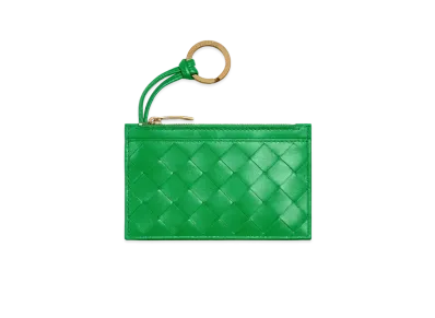 Bottega Veneta Key Pouch "Parakeet"