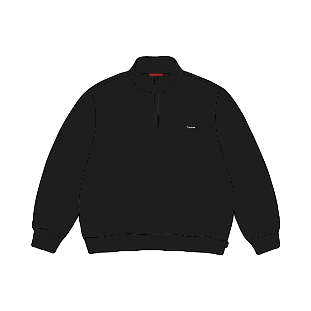 Supreme Small Box Half Zip Pullover (26SS) "Black"