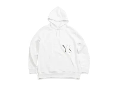 Yohji Yamamoto Y's -ONLINE EXCLUSIVE- Y's LOGO HOODIE "White"