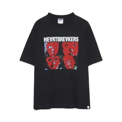 Bedwin & the heartbreakers S/S PRINTED TEE "FRANTZ" "BLACK"