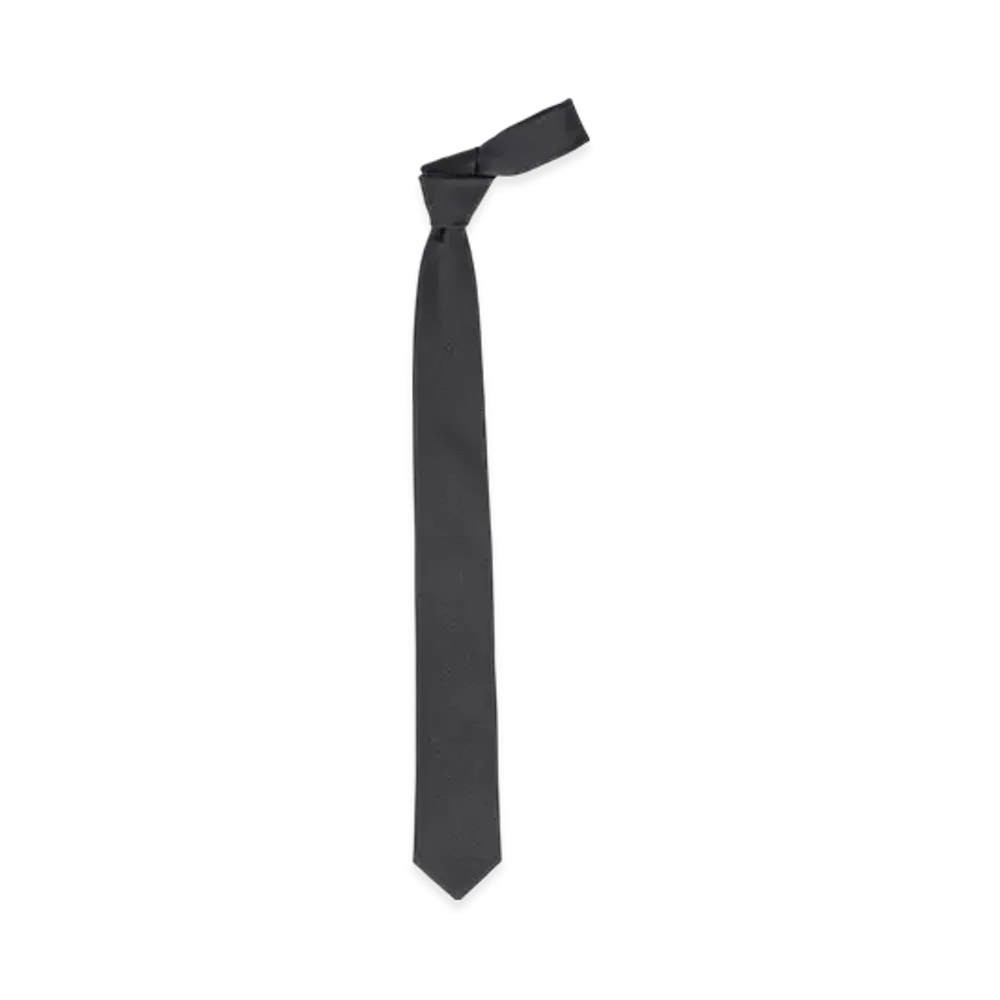 Graphpaper Scale Off Graphpaper Wool Necktie "Black"