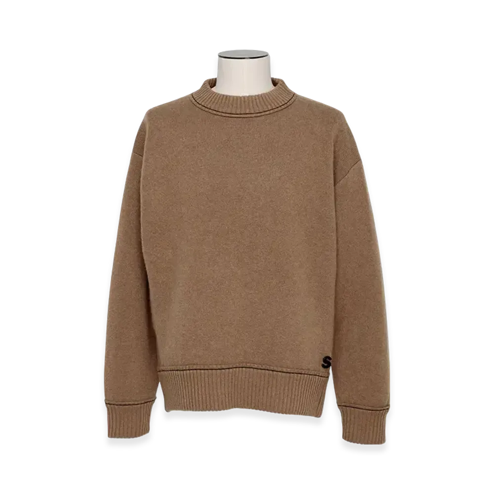 sacai S Cashmere Knit Pullover "Beige"