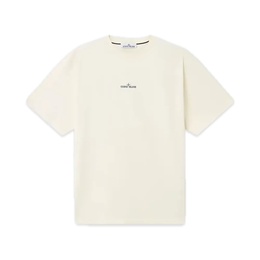 Stone Island 21002RC Combed Organic Cotton Jersey "Ivory"