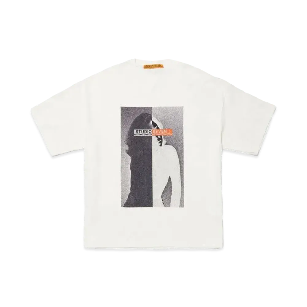 STUDIO SEVEN Big Photo SS Tee "WHITE"