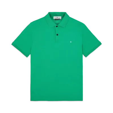 Stone Island 21717 STRETCH COTTON PIQUE_SLIM FIT "Green"