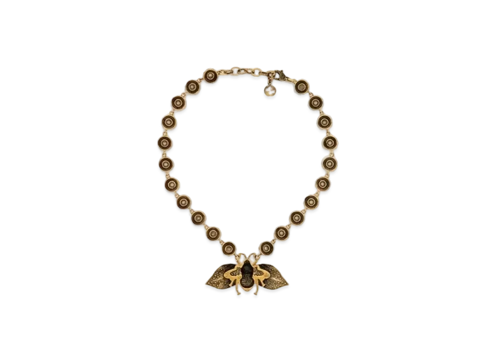 GUCCI Bee Crystal Necklace