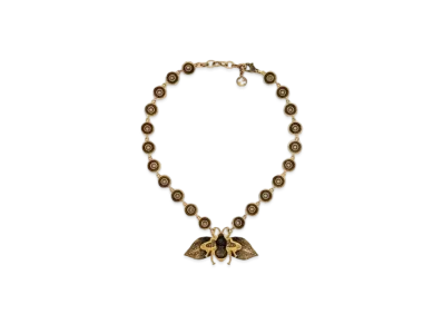 GUCCI Bee Crystal Necklace