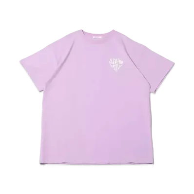 atmos pink Heart Logo Embroidery Big T "Purple"