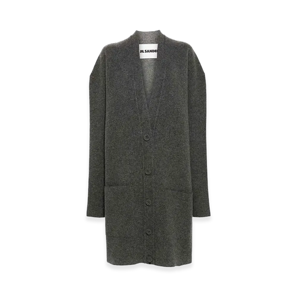Jil Sander Women's Oversized Cardigan "Gray"