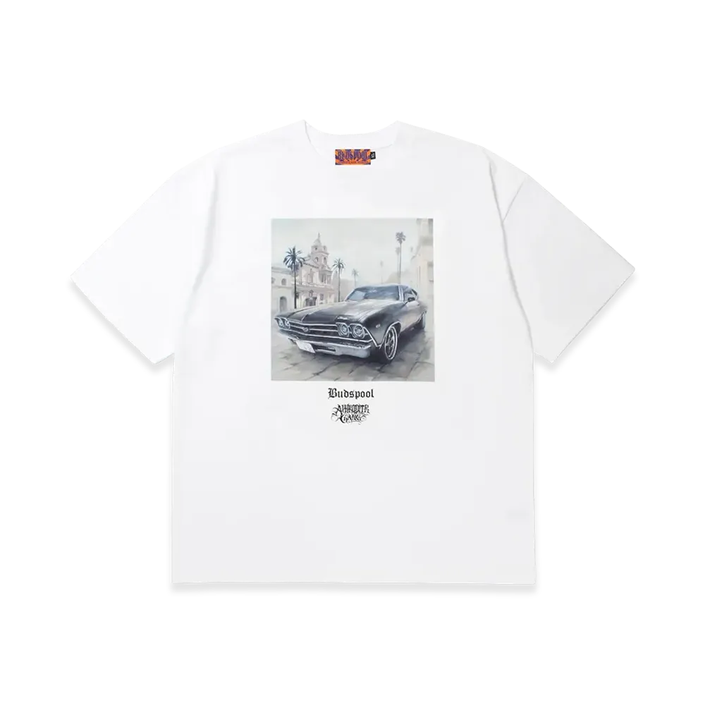 APHRODITEGANG TAKUYA KAMIOKA x BUDSPOOL Print S/S Tee "White"