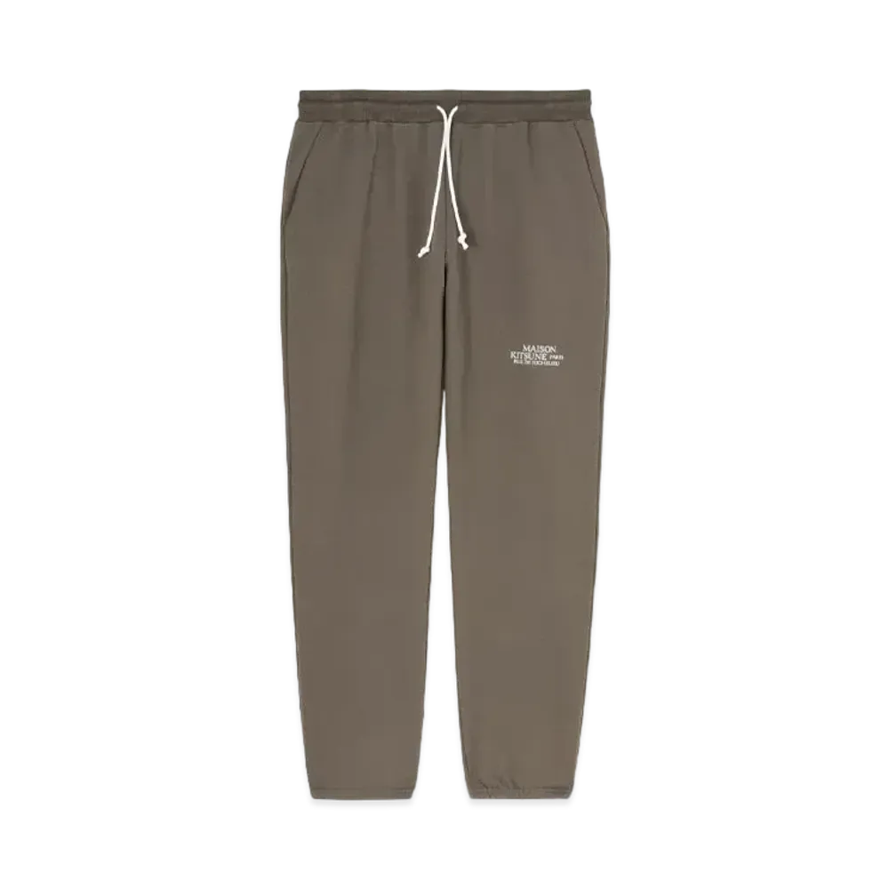 Maison Kitsune Lou De Richelieu Jogger Pants "Khaki Grey"