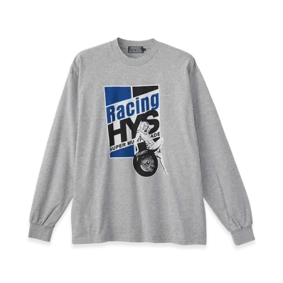 HYSTERIC GLAMOUR RACING HYS Tee "Top gray"