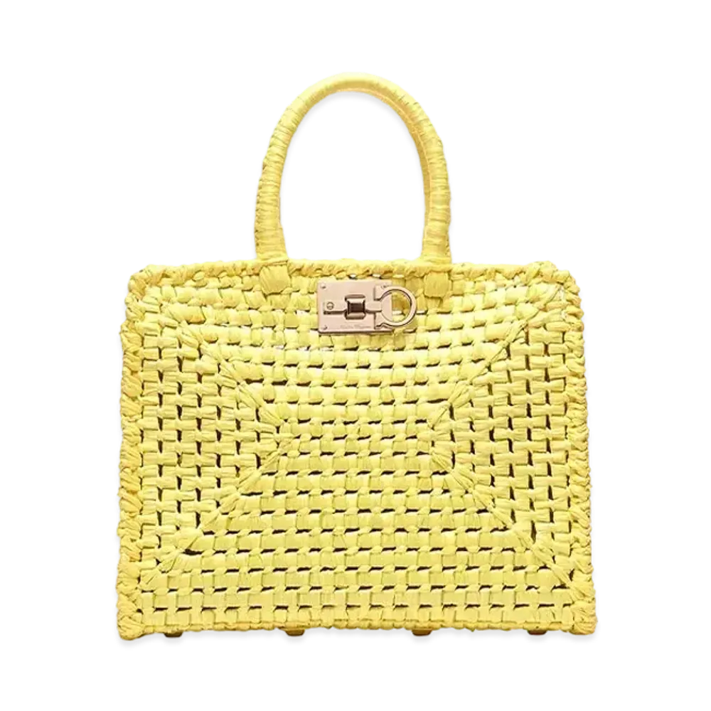Salvatore Ferragamo Ferragamo Studio Bag "Canary Yellow"