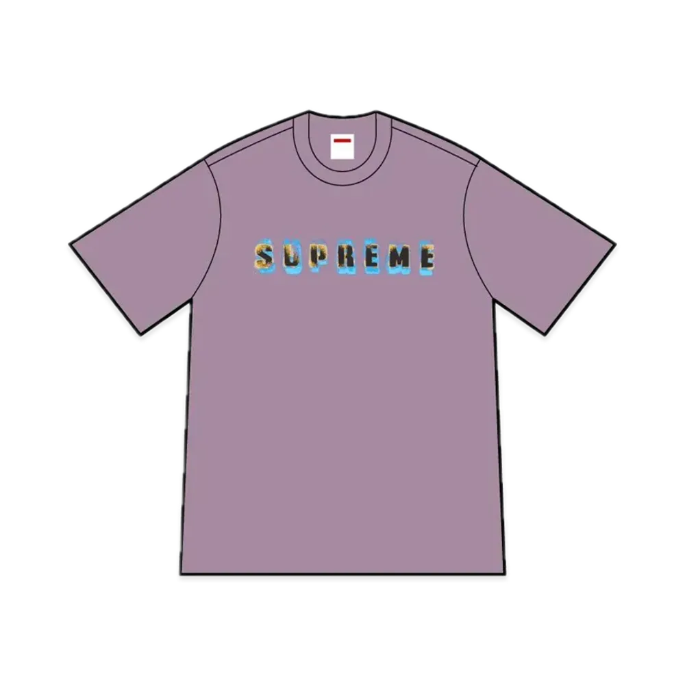Supreme Stencil Tee "Dusty Purple"