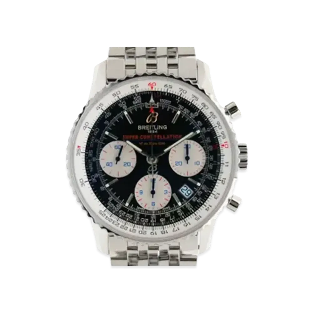 Breitling Navitimer Super Constellation World Exclusive 1049 "Black/Stainless Steel"