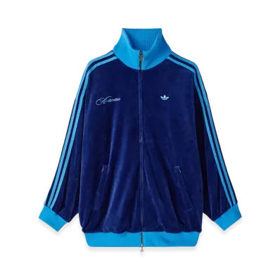 adidas x Avavav Velour Track Top (Jersey) "Dark Blue"
