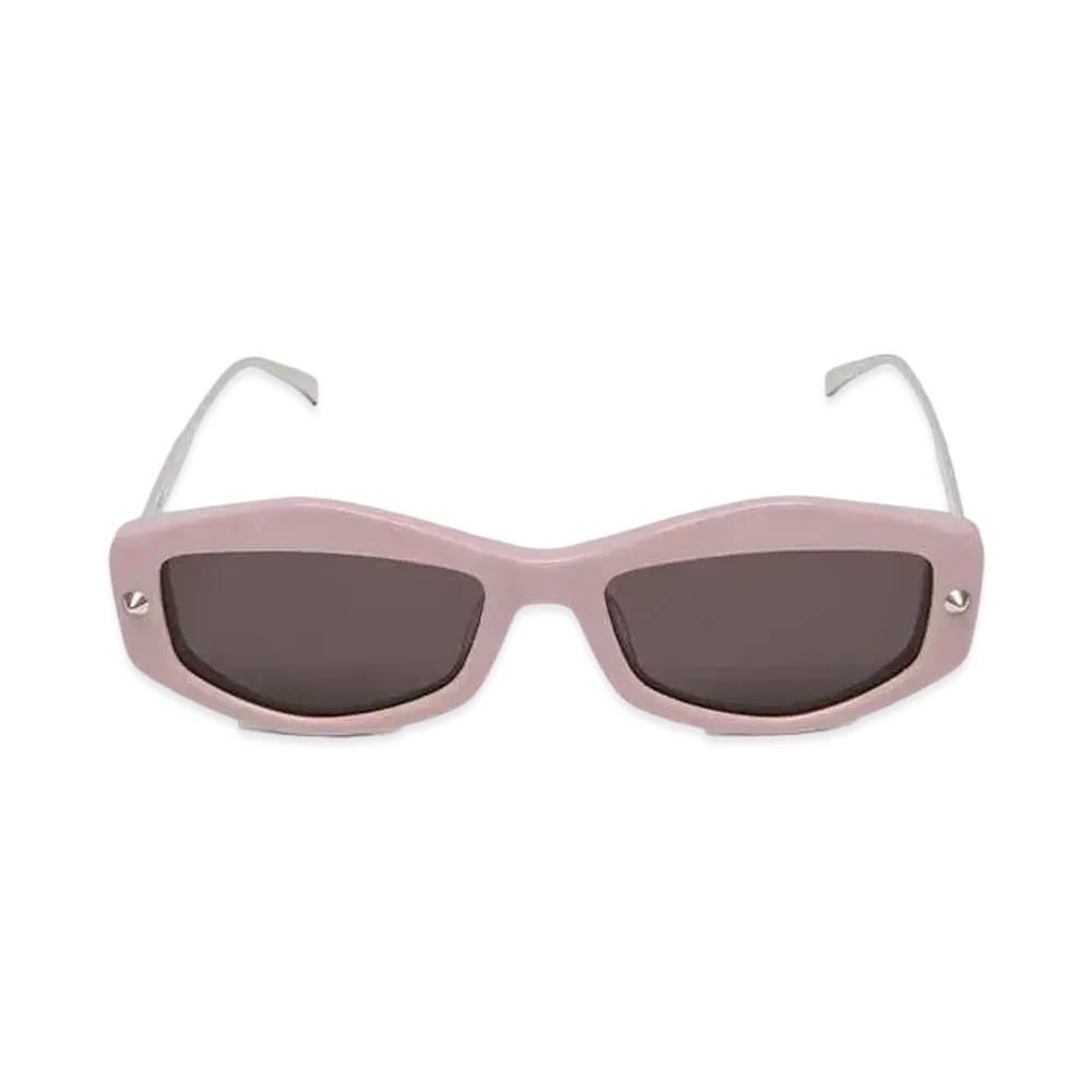 Alexander McQUEEN Spike Studs Geometric Sunglasses "Pink"