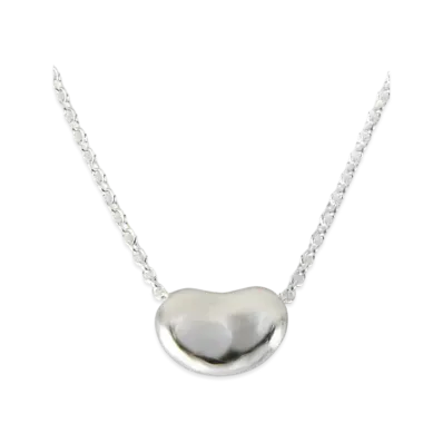 Tiffany & Co. Bean Pendant Necklace Accessory "Silver"