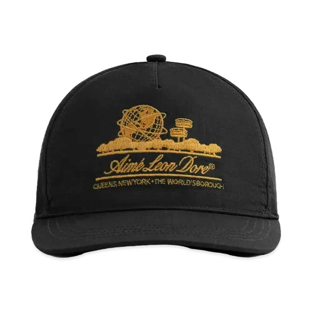 Aime Leon Dore Anniversary Unisphere Hat "Black"