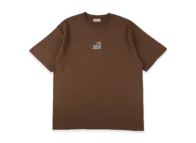 WIND AND SEA x Monchhichi Pair Tee "Brown"