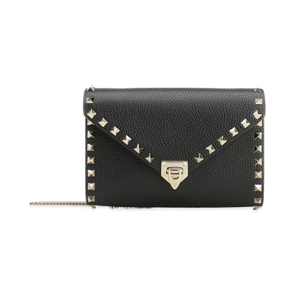 Valentino Women's "Rockstud" Mini Clutch "Black"