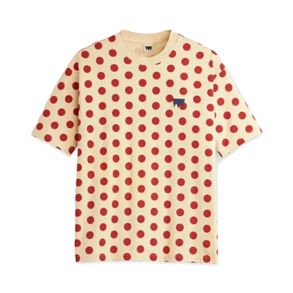Levi's 2024AW Skate Tricolor Special Graphic T-Shirt Polka Dot "Red"