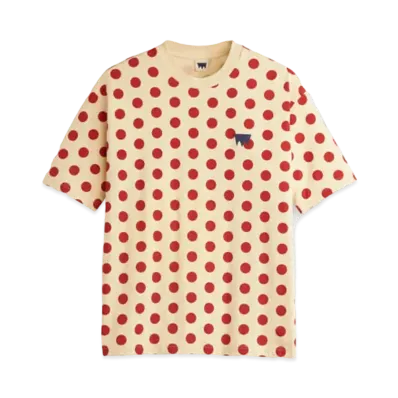 Levi's 2024AW Skate Tricolor Special Graphic T-Shirt Polka Dot "Red"
