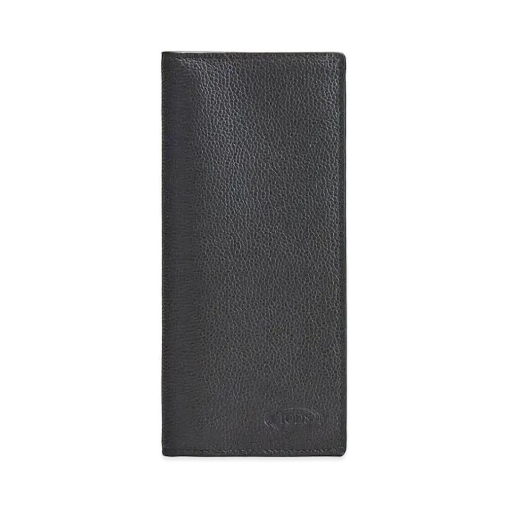 TOD'S Wallet In Leather "Grey/Green"