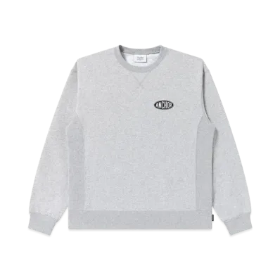 Mercedes Anchor Inc. Oval Logo Crew Sweat "Heather Grey"