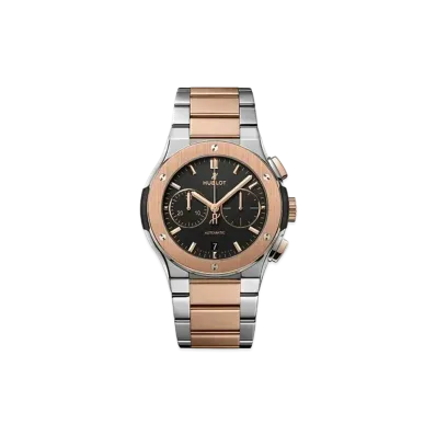 HUBLOT Classic Fusion Chronograph Titanium King Gold Bracelet 42mm