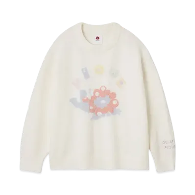 GELATO PIQUE x Expo 2025 Osaka Airy Moco MYAKU-MYAKU Pullover "Off White"