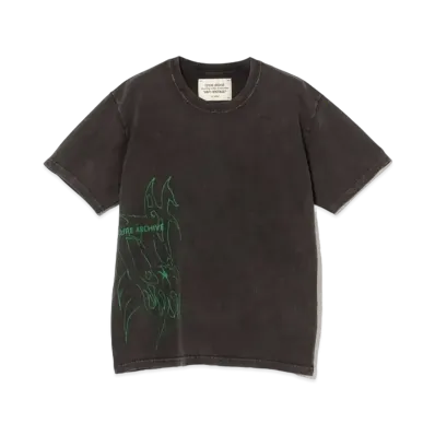 BEAMS FUTURE ARCHIVE x ITUKI Print Tee "Fa" "Black"