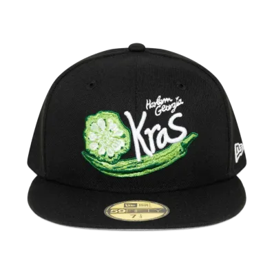 DENIM TEARS x New Era The Harlem Georgia Okras 59Fifty "Black"