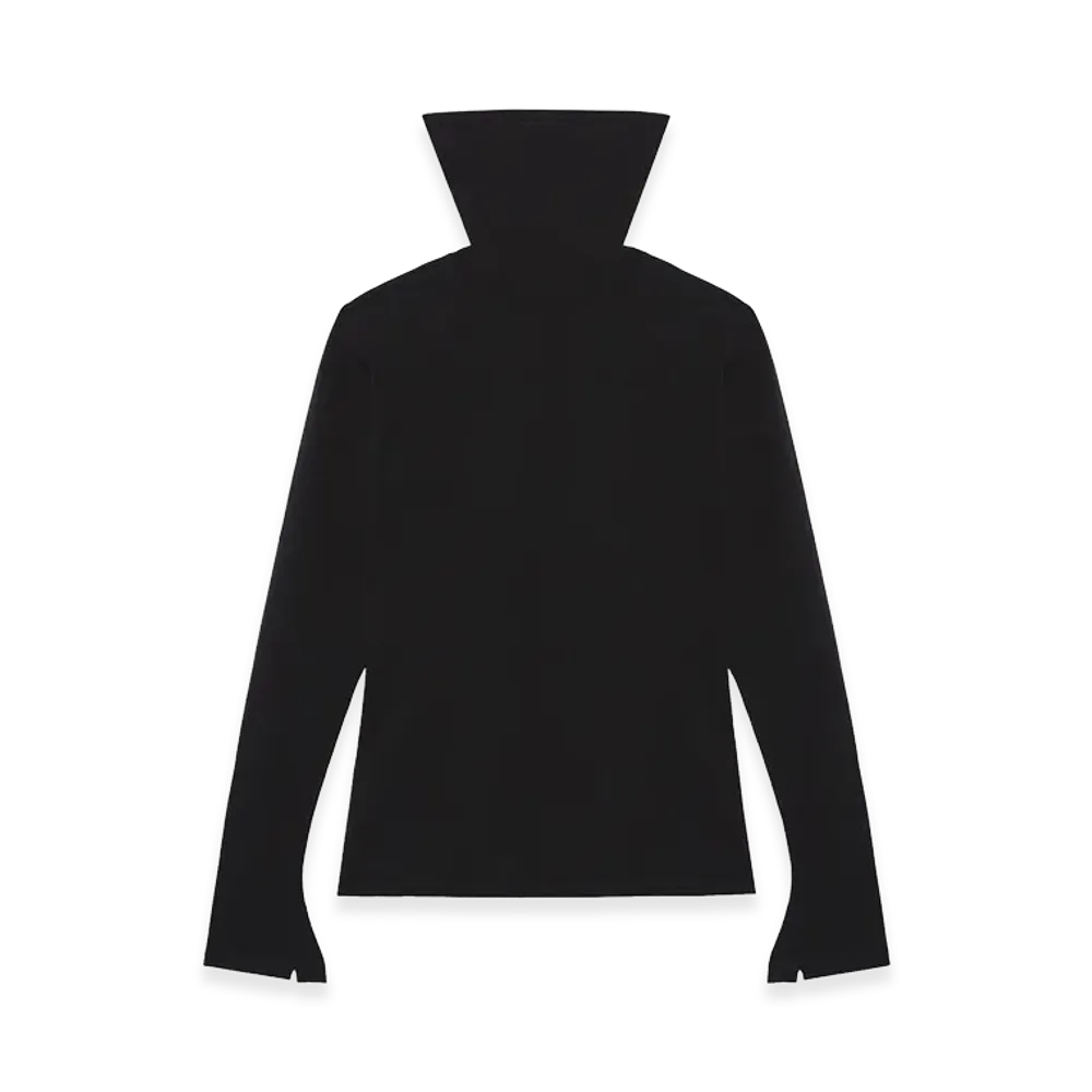 BALENCIAGA Mask Turtleneck Sweater "Black"
