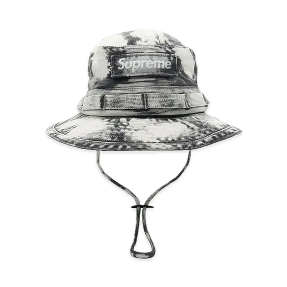 Supreme Bleached Chino Boonie "Black"
