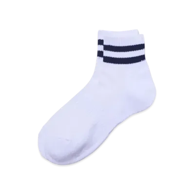 FreshService 2-Pack Line Short Socks "Navy"