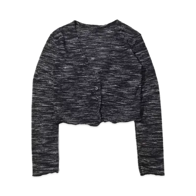 atmos pink Melange Tight Cardigan "Black"