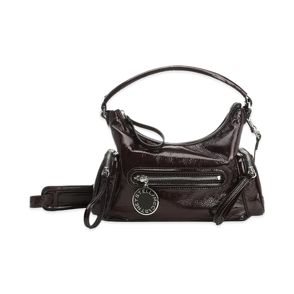 STELLA McCARTNEY Women's Small Dartmoor Crossbody Bag "Brown"