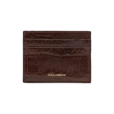 Dolce&Gabbana Belt Crocodile "Brown"
